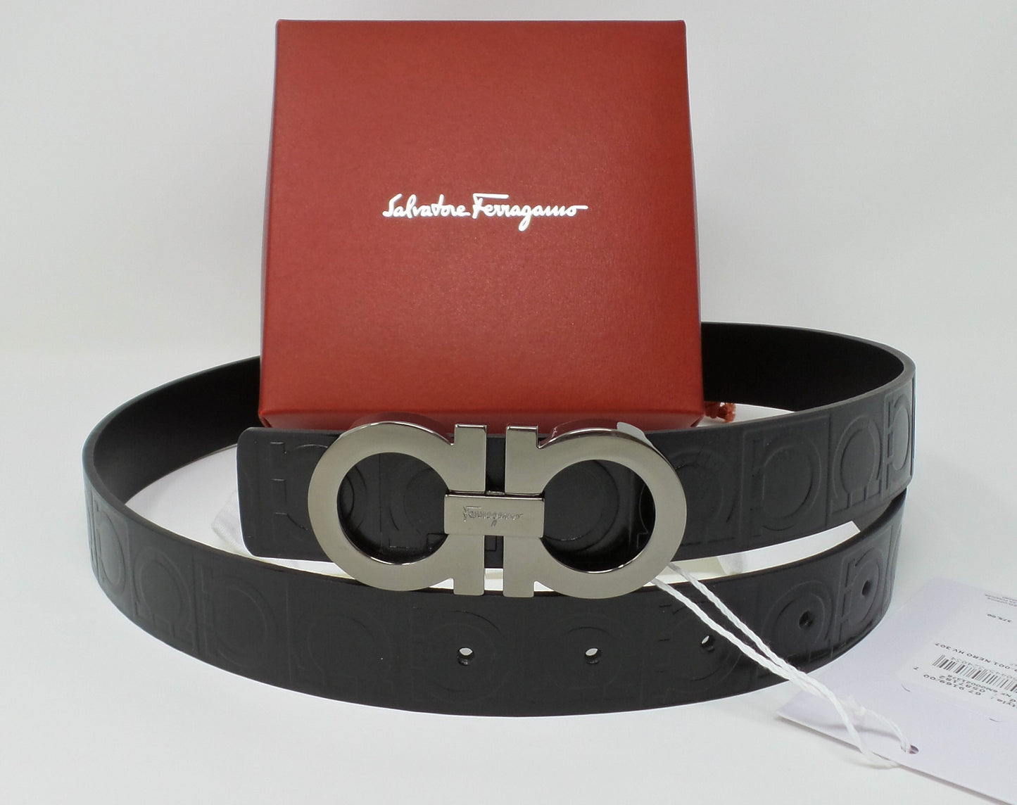 New Horseshoe Monogram Belt With Medium Gancini Buckle