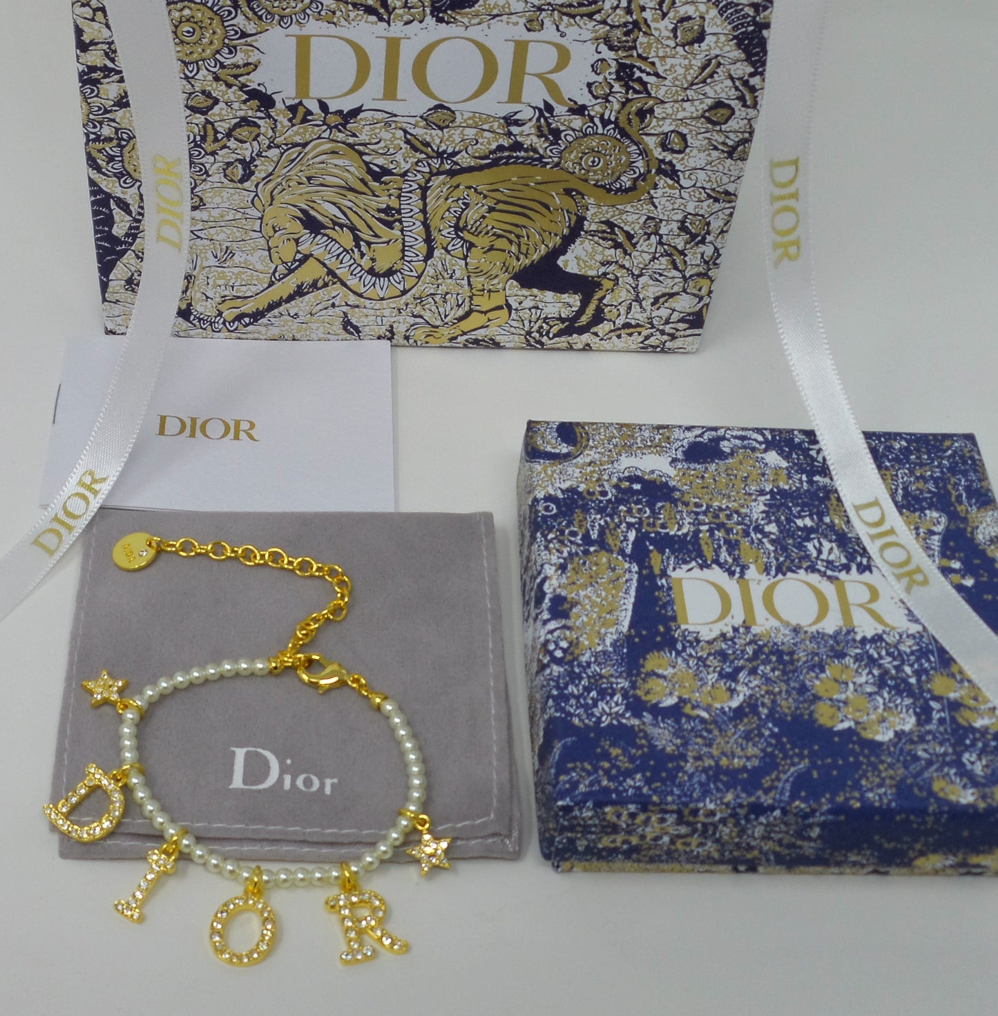 Dio(r)evolution Charm Bracelet With Mini Pearls